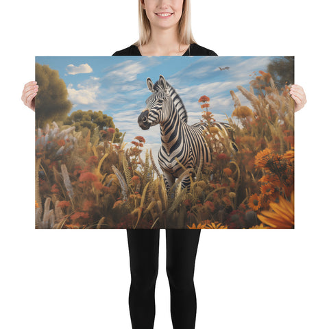 Zebra Spirit Animal Canvas