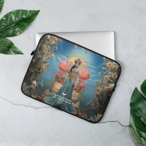 Dewi Danu Goddess Laptop Sleeve