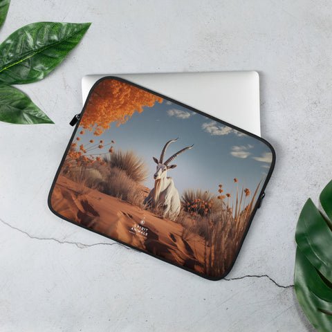 Arabian Oryx Spirit Animal Laptop Sleeve