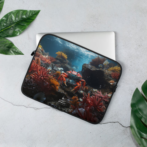 Crab Spirit Animal Laptop Sleeve