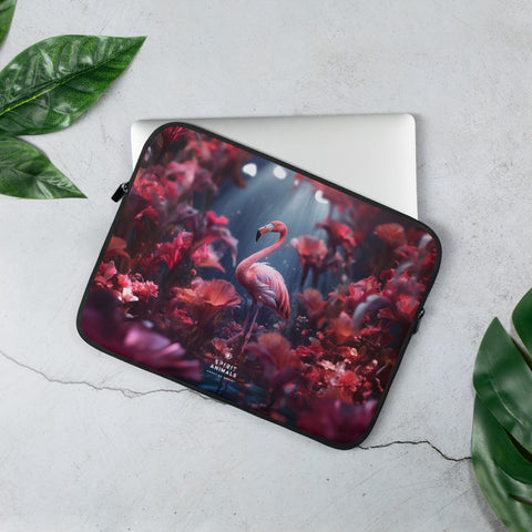 Flamingo Spirit Animal Laptop Sleeve