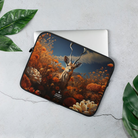 Gazelle Spirit Animal Laptop Sleeve