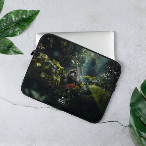 Gorilla Spirit Animal Laptop Sleeve