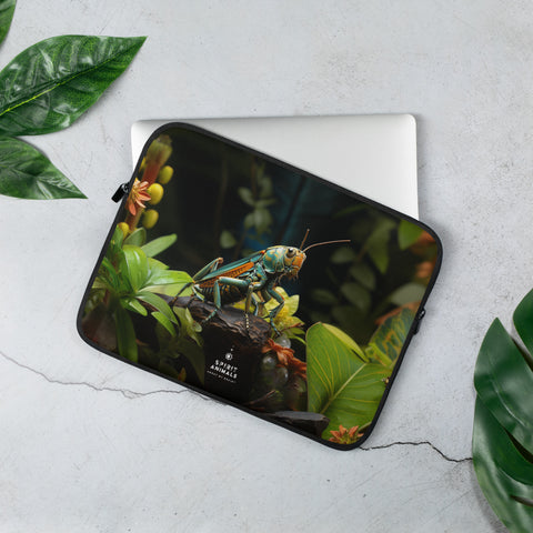Grasshopper Spirit Animal Laptop Sleeve
