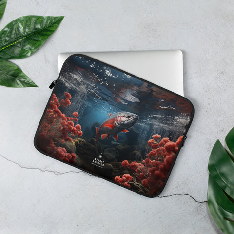 Salmon Spirit Animal Laptop Sleeve