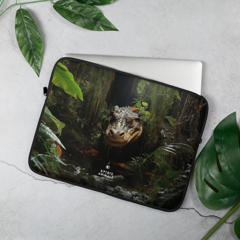 Alligator Spirit Animal Laptop Sleeve