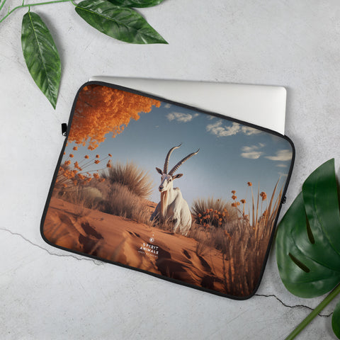 Arabian Oryx Spirit Animal Laptop Sleeve