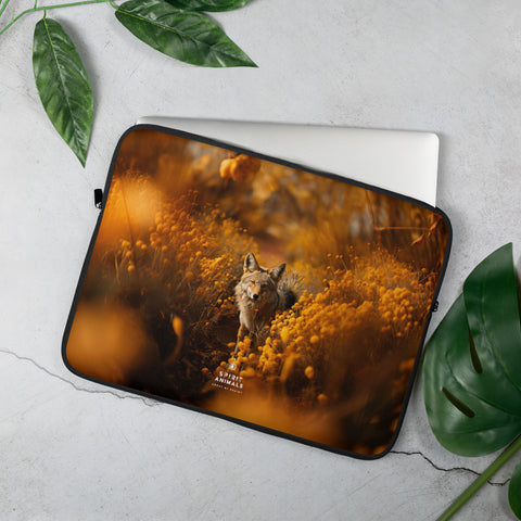 Coyote Spirit Animal Laptop Sleeve