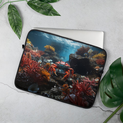 Crab Spirit Animal Laptop Sleeve