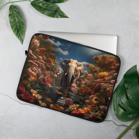 Elephant Spirit Animal Laptop Sleeve