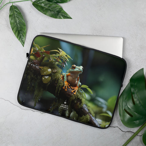 Frog Spirit Animal Laptop Sleeve