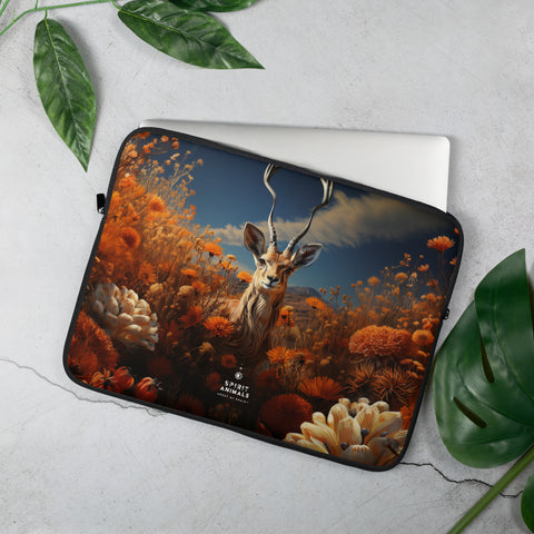 Gazelle Spirit Animal Laptop Sleeve