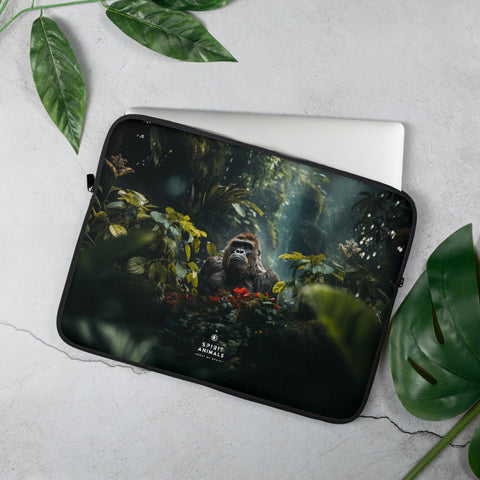 Gorilla Spirit Animal Laptop Sleeve