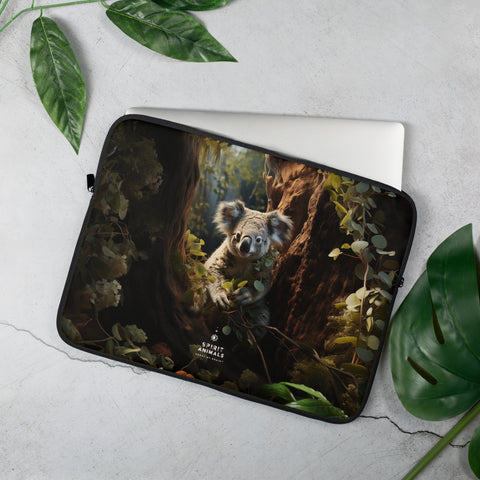 Koala Spirit Animal Laptop Sleeve