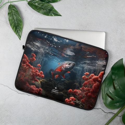 Salmon Spirit Animal Laptop Sleeve