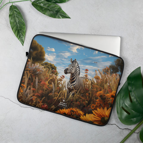 Zebra Spirit Animal Laptop Sleeve