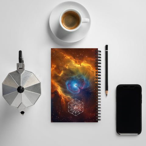 Bubble Nebula Dreams Spiral notebook