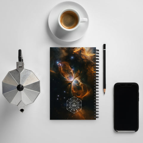 Butterfly Nebula Dreams Spiral notebook