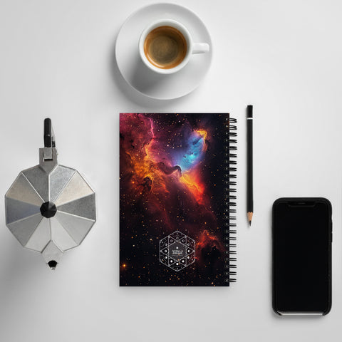 Jellyfish Nebula Dreams Spiral notebook