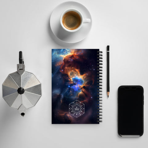 Pacman Nebula Dreams Spiral notebook