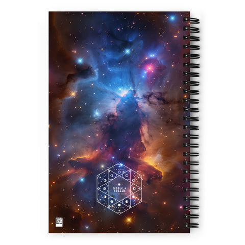 Runningman Nebula Dreams Spiral notebook