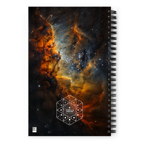 Tulip Nebula Dreams Spiral notebook