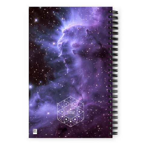 Witch Head Nebula Spiral notebook