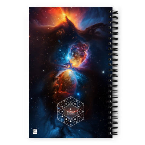 Crab Nebula Dreams Spiral notebook