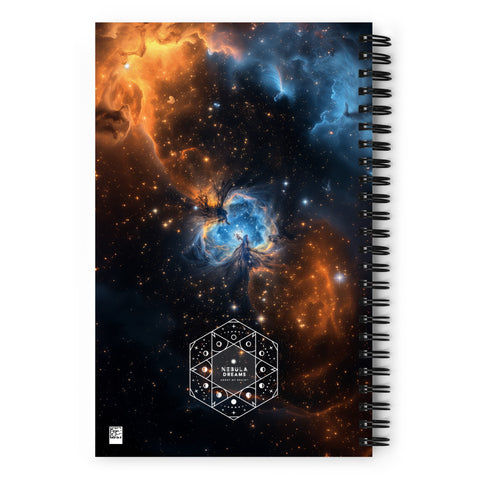 Dumbbell Nebula Dreams Spiral notebook