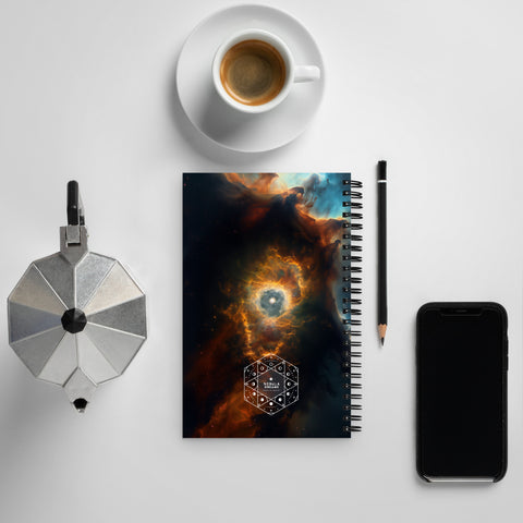 Eskimo Nebula Dreams Spiral notebook