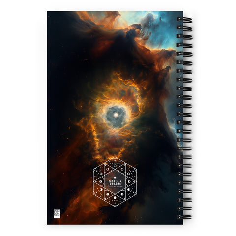 Eskimo Nebula Dreams Spiral notebook