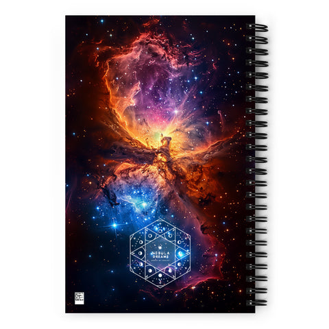 Ant Nebula Dreams Spiral notebook
