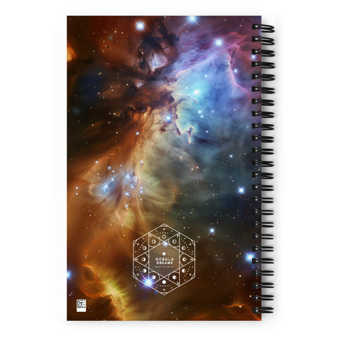 Fox Fur Nebula Dreams Spiral notebook