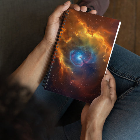 Bubble Nebula Dreams Spiral notebook
