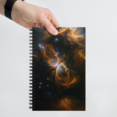 Butterfly Nebula Dreams Spiral notebook
