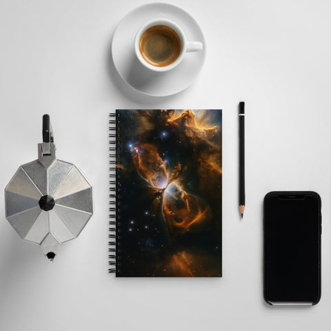 Butterfly Nebula Dreams Spiral notebook