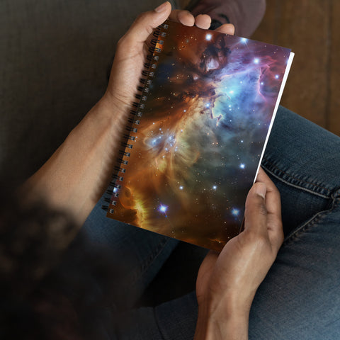 Fox Fur Nebula Dreams Spiral notebook