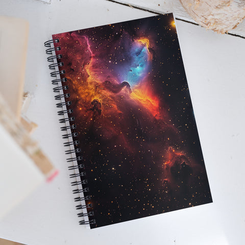 Jellyfish Nebula Dreams Spiral notebook