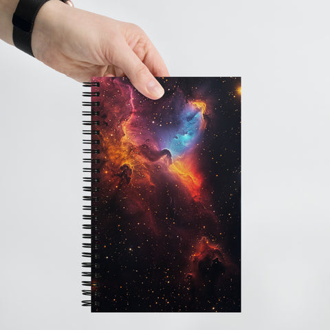Jellyfish Nebula Dreams Spiral notebook