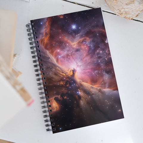 Lagoon Nebula Dreams Spiral notebook