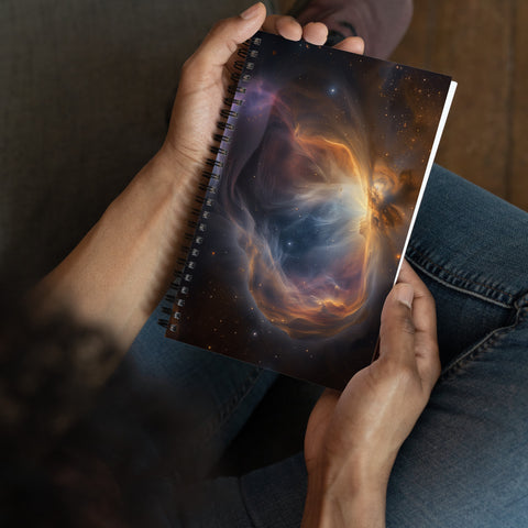 Medusa Nebula Dreams Spiral notebook