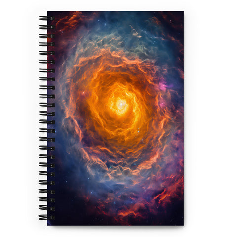 Spirograph Nebula Dreams Spiral notebook
