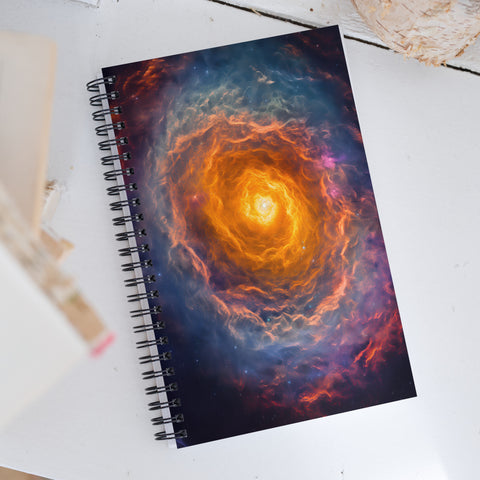 Spirograph Nebula Dreams Spiral notebook