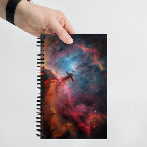 Trifid Nebula Dreams Spiral notebook