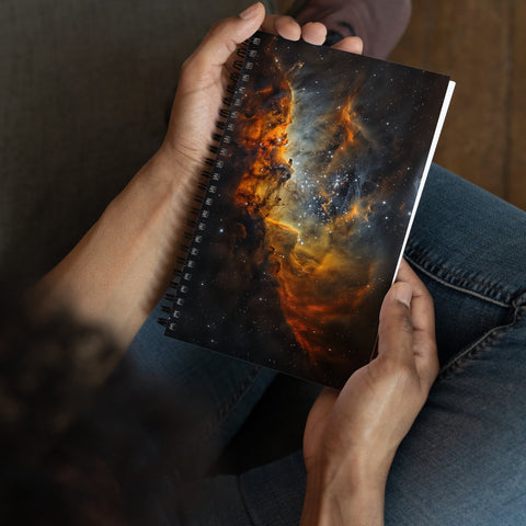 Tulip Nebula Dreams Spiral notebook