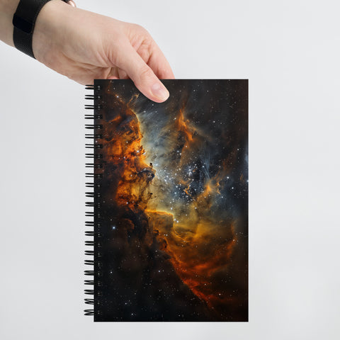 Tulip Nebula Dreams Spiral notebook