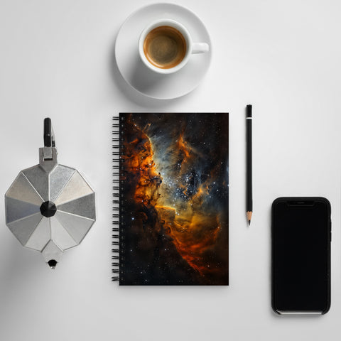 Tulip Nebula Dreams Spiral notebook