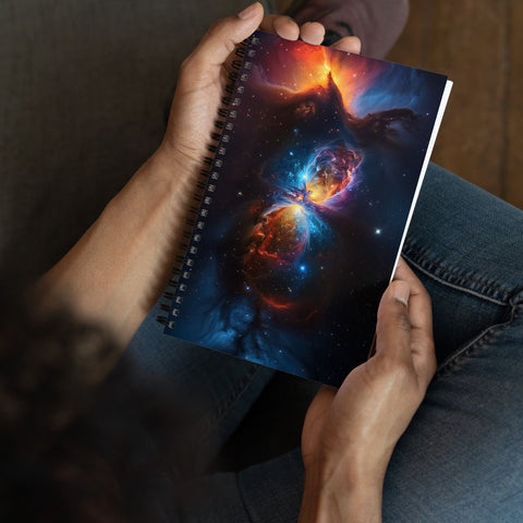 Crab Nebula Dreams Spiral notebook