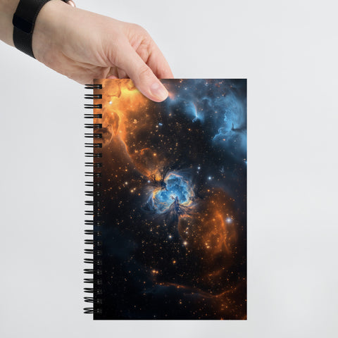Dumbbell Nebula Dreams Spiral notebook