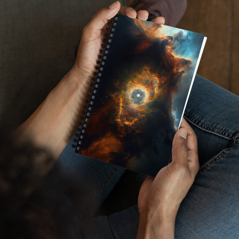 Eskimo Nebula Dreams Spiral notebook